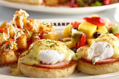 California eggs benedict
